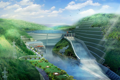 天长老挝南塔河1号水电站项目